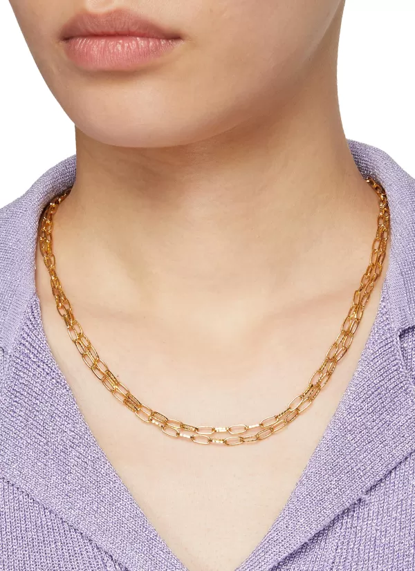 Vintage Accessories>* 14K Gold Plated Chain Necklace