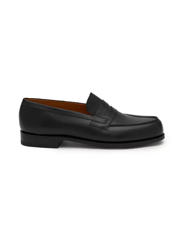 Flats>J.M. WESTON 180 Leather Loafers