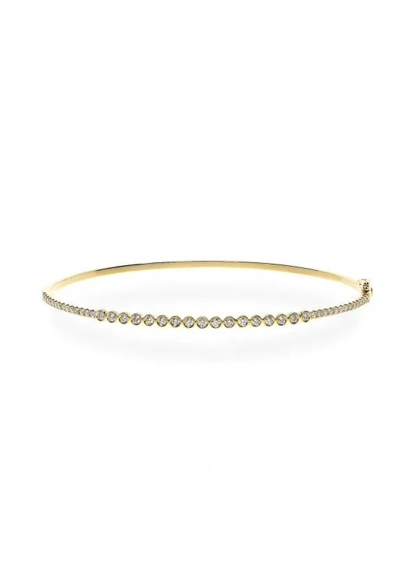 Fine Jewellery>LC COLLECTION JEWELLERY 18K Gold Diamond Bangle