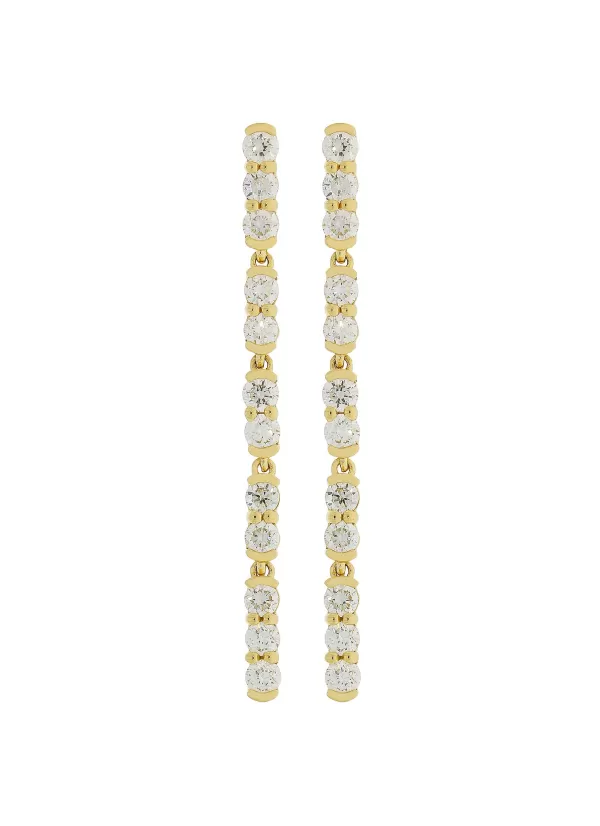 Fine Jewellery>LC COLLECTION JEWELLERY 18K Gold Diamond Earrings