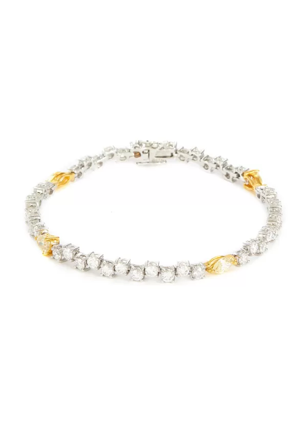 Fine Jewellery>LC COLLECTION JEWELLERY 18K Gold Diamond Mixed Cut Yellow Diamond Tennis Bracelet