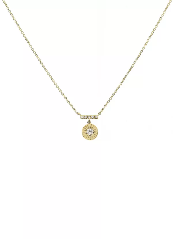 Fine Jewellery>LC COLLECTION JEWELLERY 18K Gold Diamond Pendant Necklace