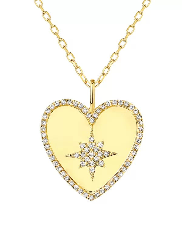 Fine Jewellery>LC COLLECTION JEWELLERY 18K Gold Diamond Pendant Necklace