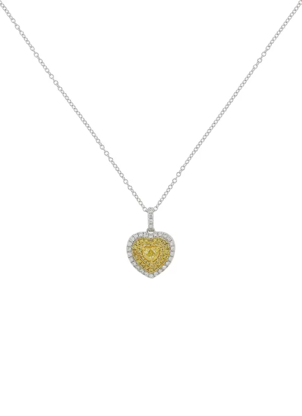 Fine Jewellery>LC COLLECTION JEWELLERY 18K Gold Diamond Pendant Necklace