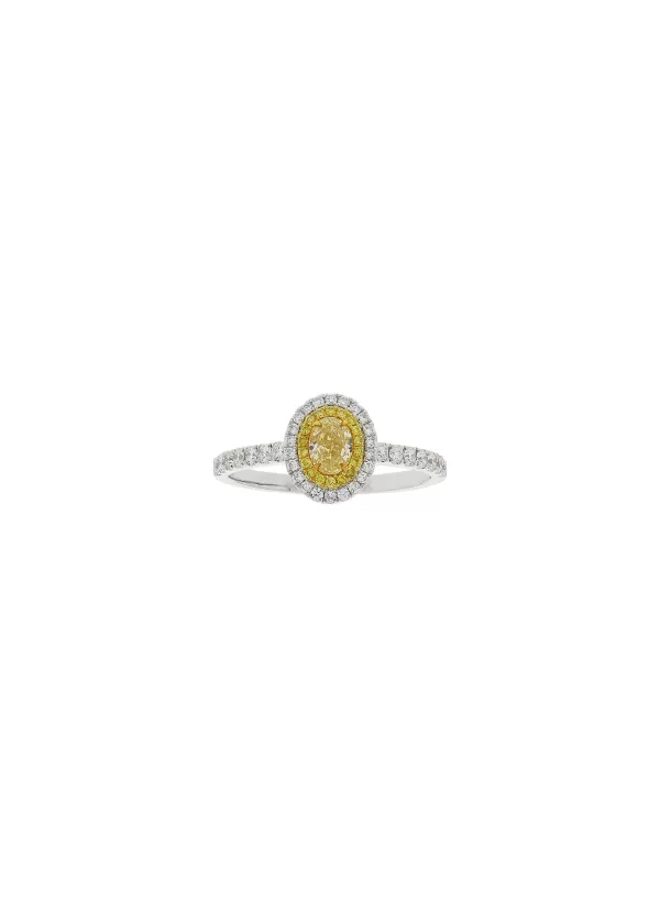 Fine Jewellery>LC COLLECTION JEWELLERY 18K Gold Diamond Ring — Size Hk 13