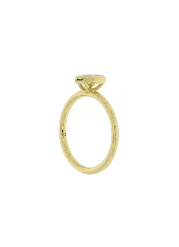 Fine Jewellery>LC COLLECTION JEWELLERY 18K Gold Diamond Ring — Size Hk 13