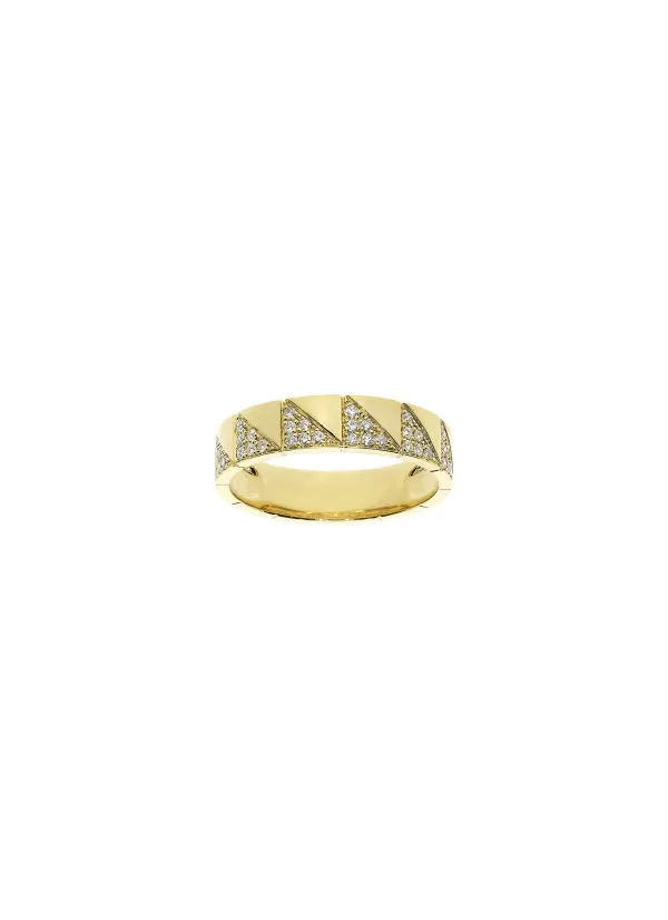 Fine Jewellery>LC COLLECTION JEWELLERY 18K Gold Diamond Ring — Size Us 6.5