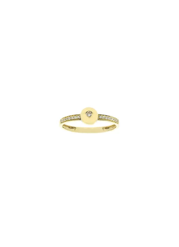 Fine Jewellery>LC COLLECTION JEWELLERY 18K Gold Diamond Ring — Size Us 6.5