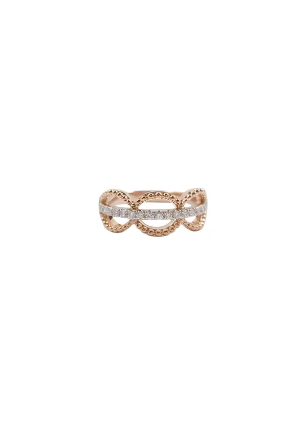 Fine Jewellery>LC COLLECTION JEWELLERY 18K Gold Diamond Ring — Size Us 6.5