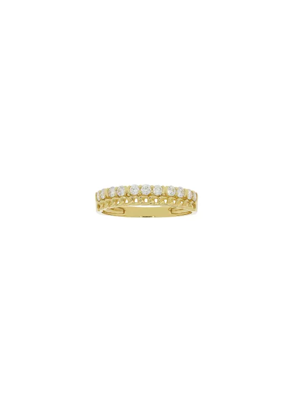 Fine Jewellery>LC COLLECTION JEWELLERY 18K Gold Diamond Ring — Size Us 6.5