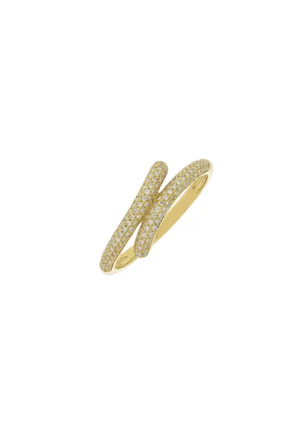 Fine Jewellery>LC COLLECTION JEWELLERY 18K Gold Diamond Ring — Size Us 6.5