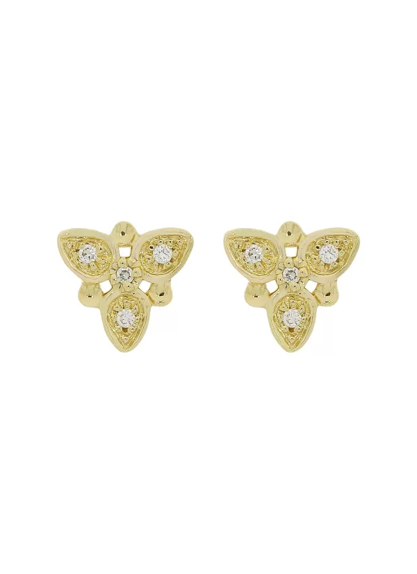 Fine Jewellery>LC COLLECTION JEWELLERY 18K Gold Diamond Stud Earrings