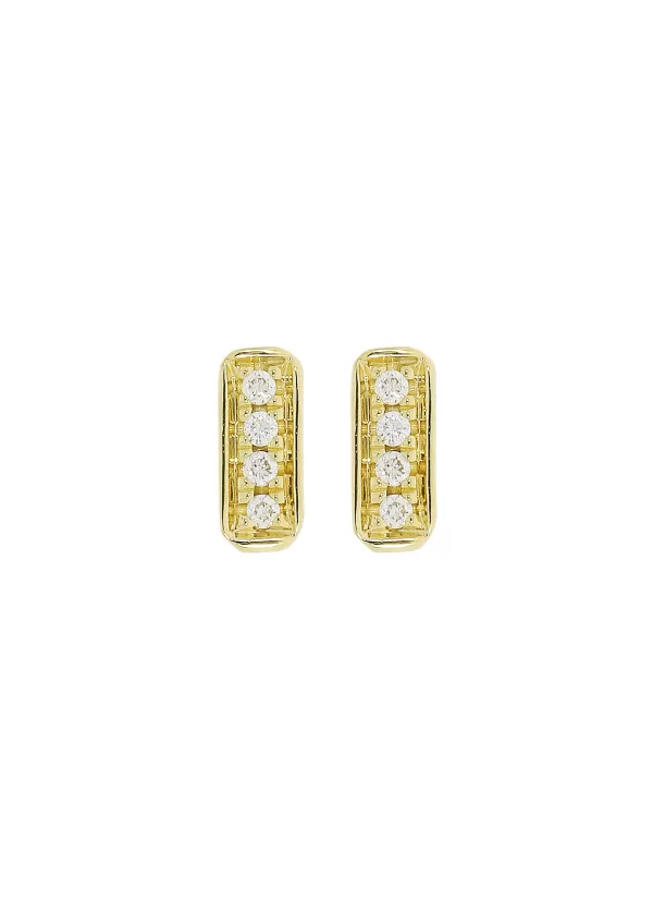 Fine Jewellery>LC COLLECTION JEWELLERY 18K Gold Diamond Stud Earrings