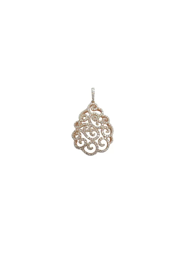 Fine Jewellery>LC COLLECTION JEWELLERY 18K Rose Gold Diamond Pendant