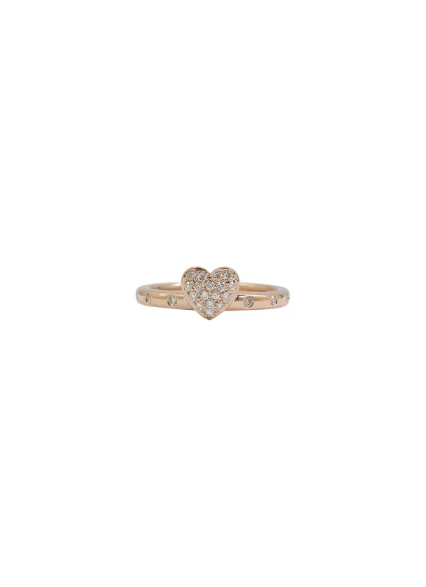 Fine Jewellery>LC COLLECTION JEWELLERY 18K Rose Gold Diamond Ring — Us 6.5