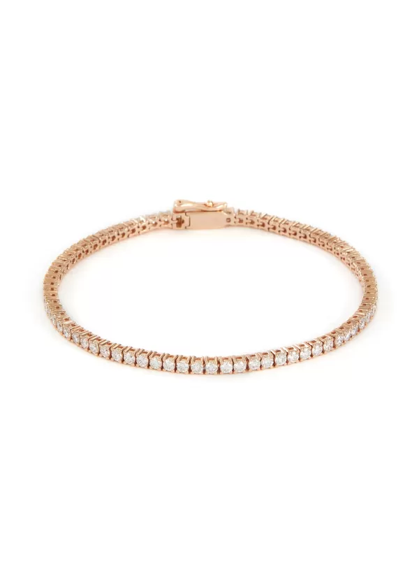 Fine Jewellery>LC COLLECTION JEWELLERY 18K Rose Gold Diamond Tennis Bracelet