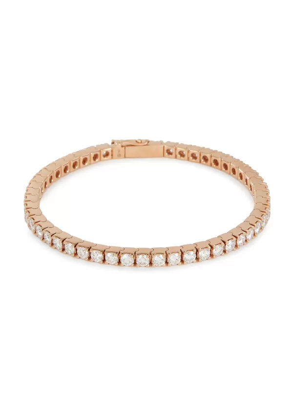 Fine Jewellery>LC COLLECTION JEWELLERY 18K Rose Gold Diamond Tennis Bracelet