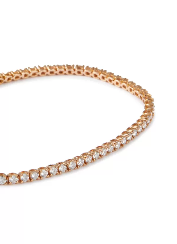 Fine Jewellery>LC COLLECTION JEWELLERY 18K Rose Gold Diamond Tennis Bracelet