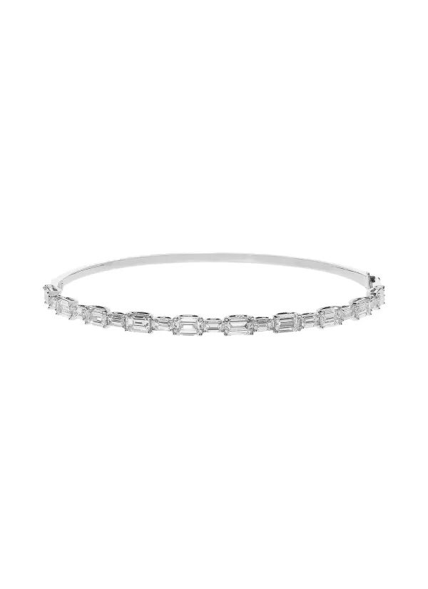 Fine Jewellery>LC COLLECTION JEWELLERY 18K White Gold Diamond Bangle