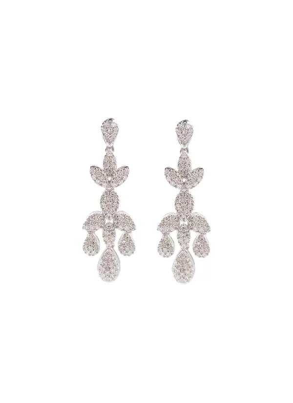 Fine Jewellery>LC COLLECTION JEWELLERY 18K White Gold Diamond Chandelier Earrings