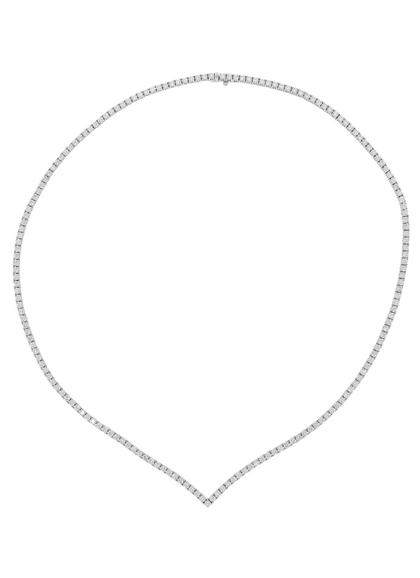 Fine Jewellery>LC COLLECTION JEWELLERY 18K White Gold Diamond Necklace