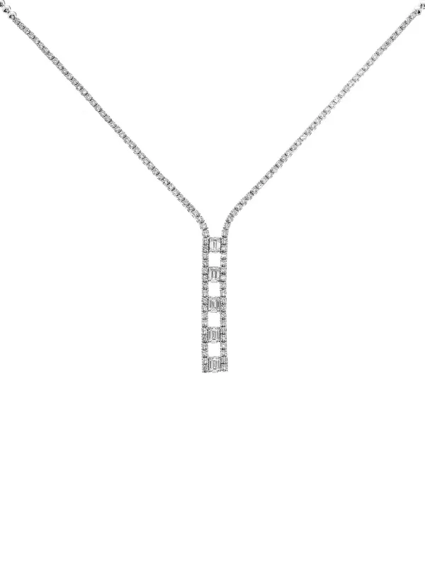 Fine Jewellery>LC COLLECTION JEWELLERY 18K White Gold Diamond Necklace