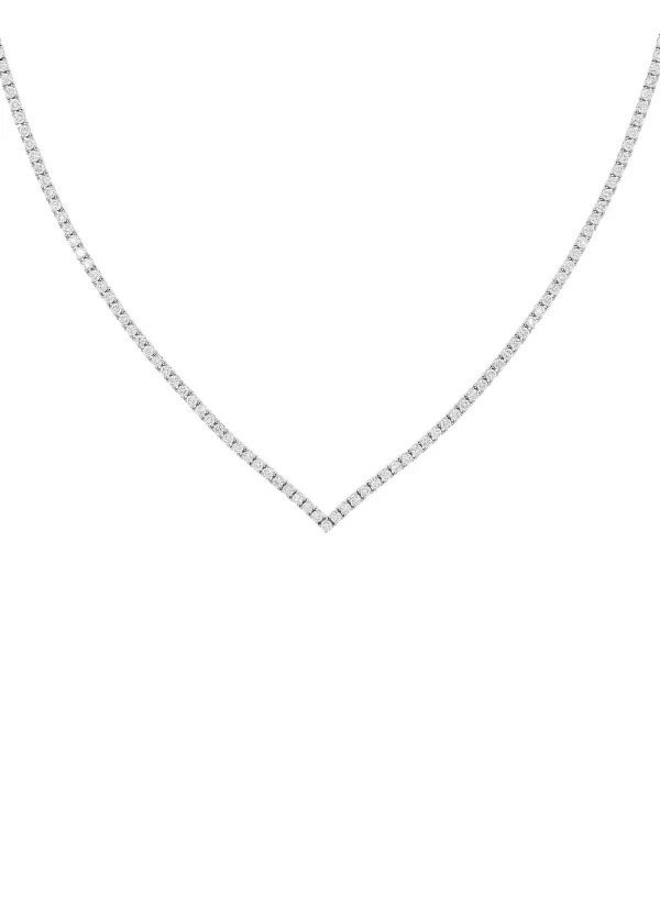 Fine Jewellery>LC COLLECTION JEWELLERY 18K White Gold Diamond Necklace