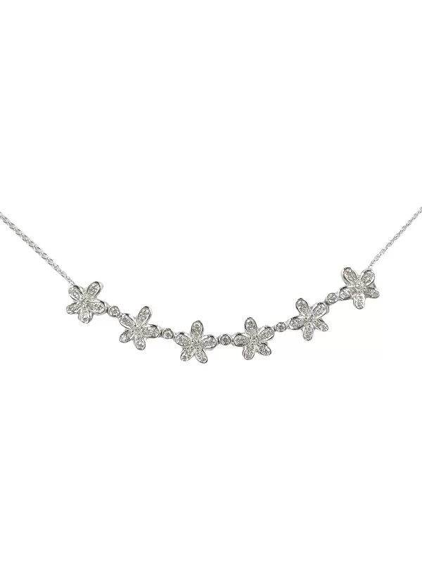 Fine Jewellery>LC COLLECTION JEWELLERY 18K White Gold Diamond Necklace