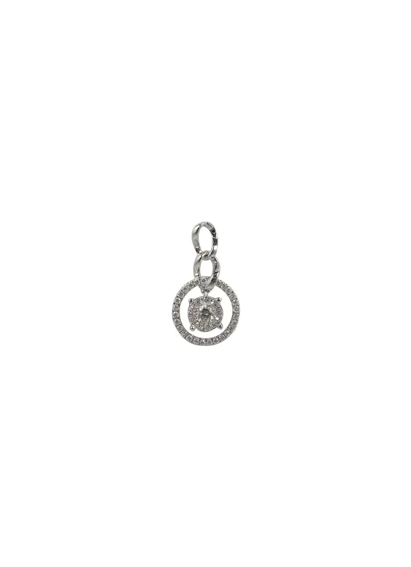 Fine Jewellery>LC COLLECTION JEWELLERY 18K White Gold Diamond Pendant