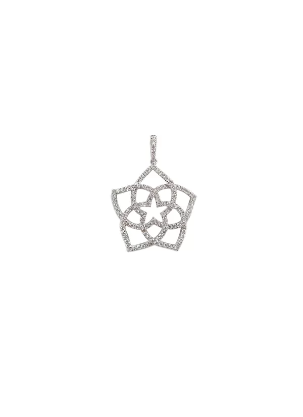 Fine Jewellery>LC COLLECTION JEWELLERY 18K White Gold Diamond Pendant