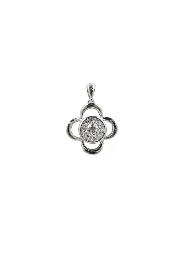 Fine Jewellery>LC COLLECTION JEWELLERY 18K White Gold Diamond Pendant