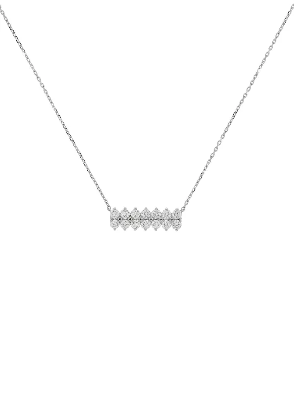 Fine Jewellery>LC COLLECTION JEWELLERY 18K White Gold Diamond Pendant Necklace