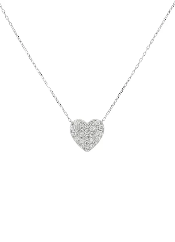 Fine Jewellery>LC COLLECTION JEWELLERY 18K White Gold Diamond Pendant Necklace