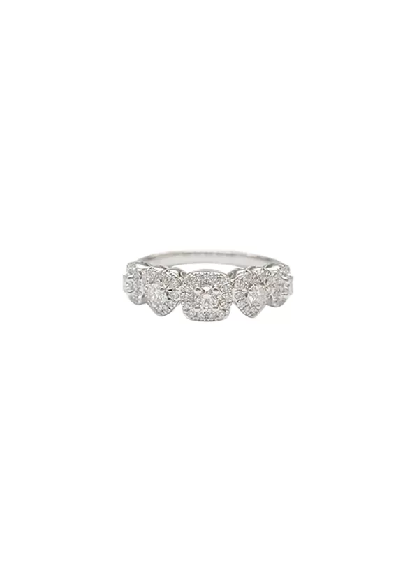 Fine Jewellery>LC COLLECTION JEWELLERY 18K White Gold Diamond Ring — Us 6.5