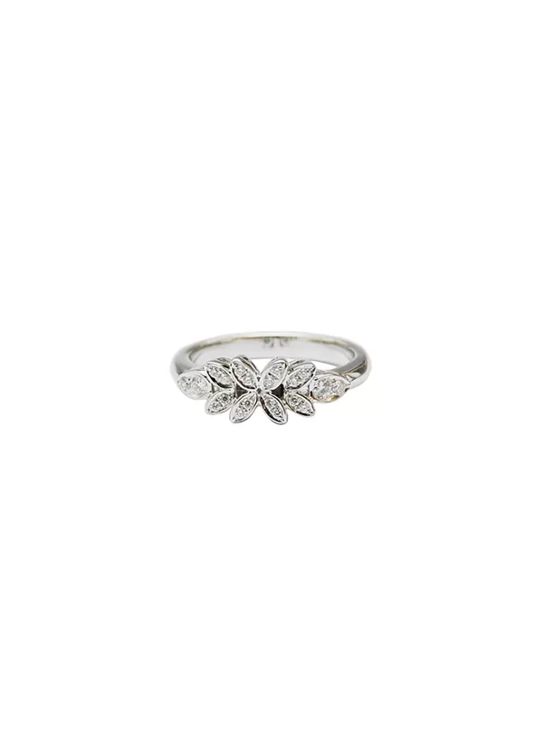 Fine Jewellery>LC COLLECTION JEWELLERY 18K White Gold Diamond Ring — Us 6.5