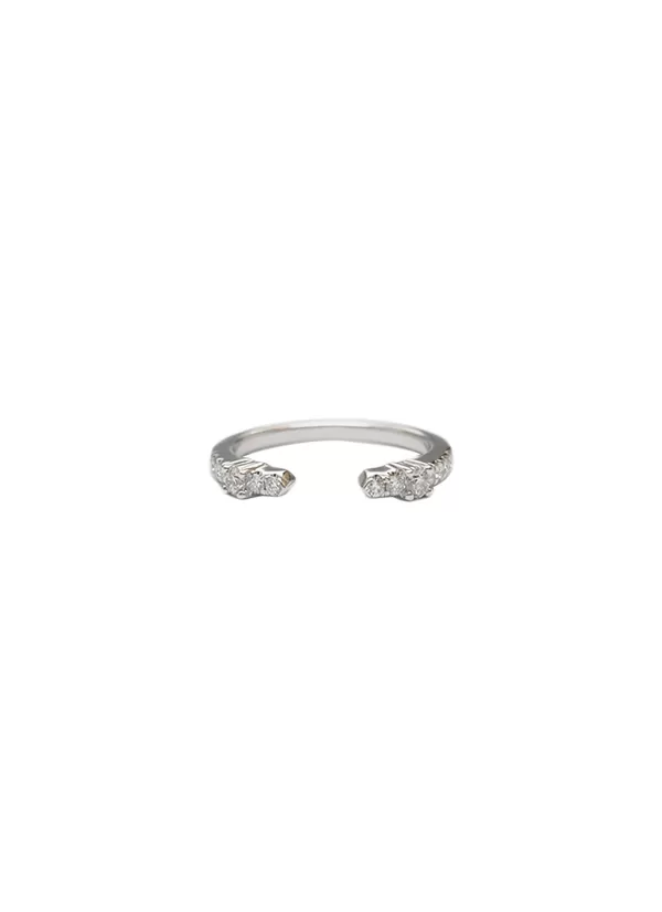 Fine Jewellery>LC COLLECTION JEWELLERY 18K White Gold Diamond Ring — Us 6.5