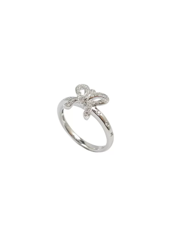 Fine Jewellery>LC COLLECTION JEWELLERY 18K White Gold Diamond Ring — Us 6.5