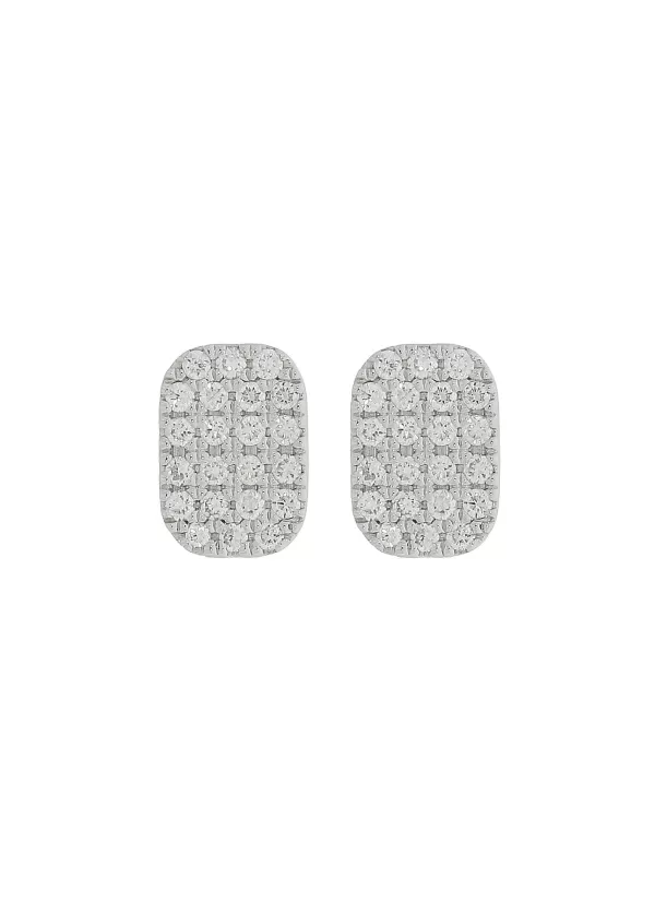 Fine Jewellery>LC COLLECTION JEWELLERY 18K White Gold Diamond Stud Earrings