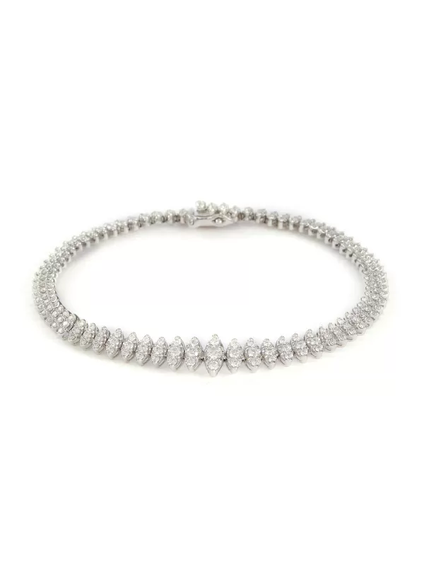 Fine Jewellery>LC COLLECTION JEWELLERY 18K White Gold Diamond Tennis Bracelet