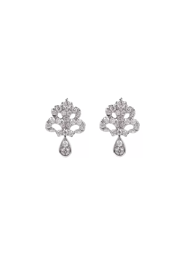 Fine Jewellery>LC COLLECTION JEWELLERY 18K White Gold Earrings