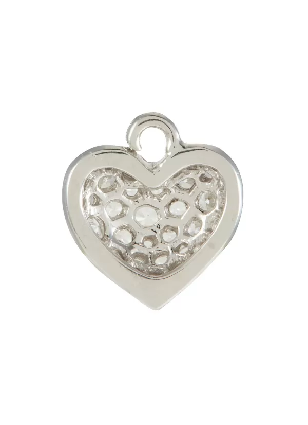 Fine Jewellery>LC COLLECTION JEWELLERY 18K White Gold Heart Charm Pendant