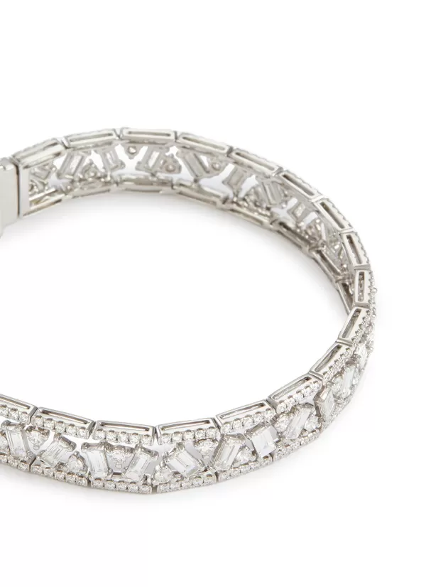 Fine Jewellery>LC COLLECTION JEWELLERY 18K White Gold Mixed Cut Diamond Bracelet