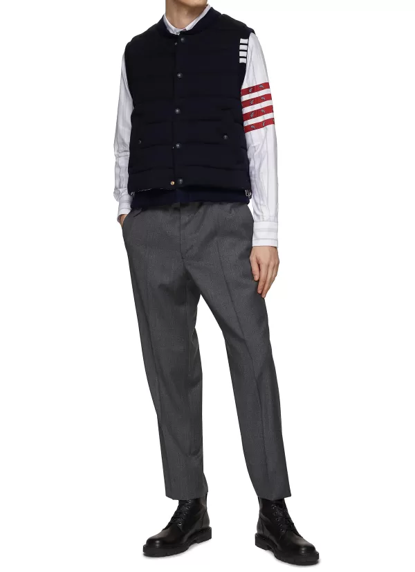 Jackets>THOM BROWNE 4 Bar Reversible Vest