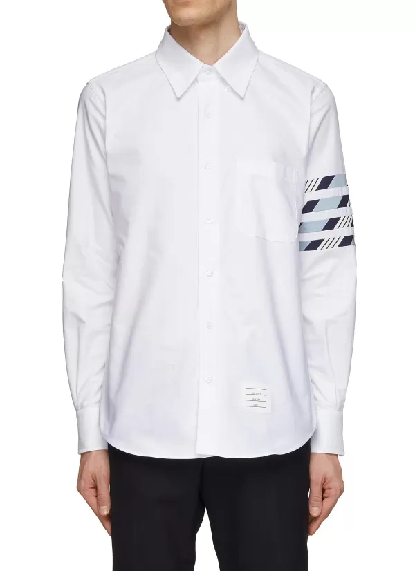 Shirts>THOM BROWNE 4 Bar Shirt