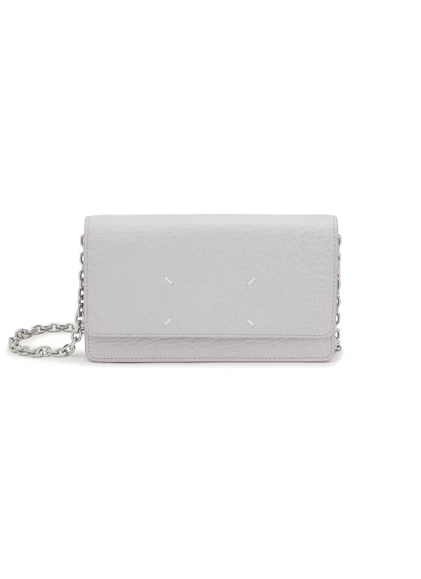 Small Leather Goods>MAISON MARGIELA 4 Stitch Leather Crossbody Bag