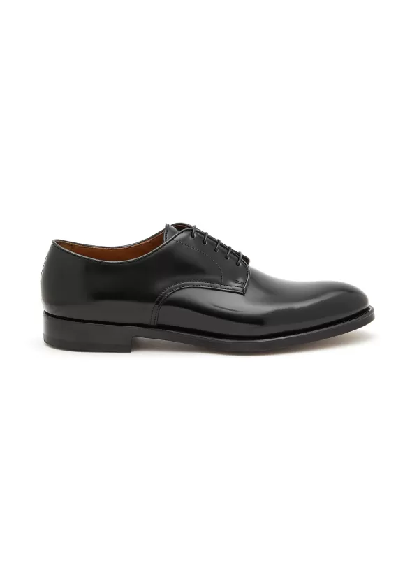 Formal Shoes>DOUCAL's 5-Eyelet Leather Oxford Shoes