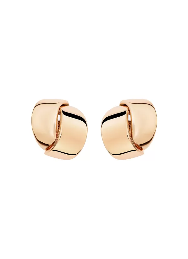 Fine Jewellery>VHERNIER Abbraccio 18K Rose Gold Mini Earclips