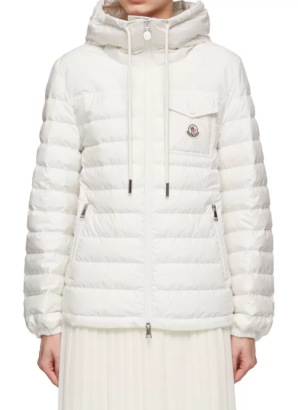 Jackets>MONCLER Acamante Chest Pocket Hooded Puffer Jacket