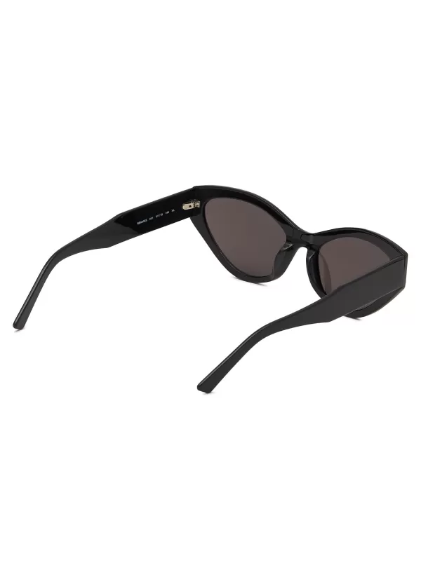 Eyewear>BALENCIAGA Acetate Oval Cat Eye Sunglasses