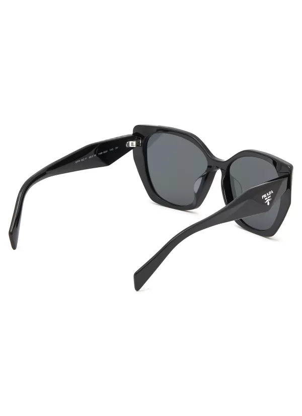 Eyewear>PRADA Acetate Pillow Sunglasses